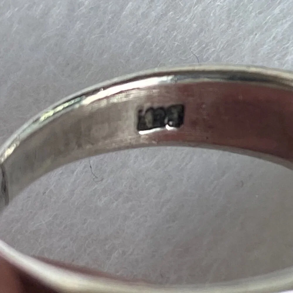 Sterling Silver 925 Celtic Knot V Band Ring Size 7 Celtic Jewelry